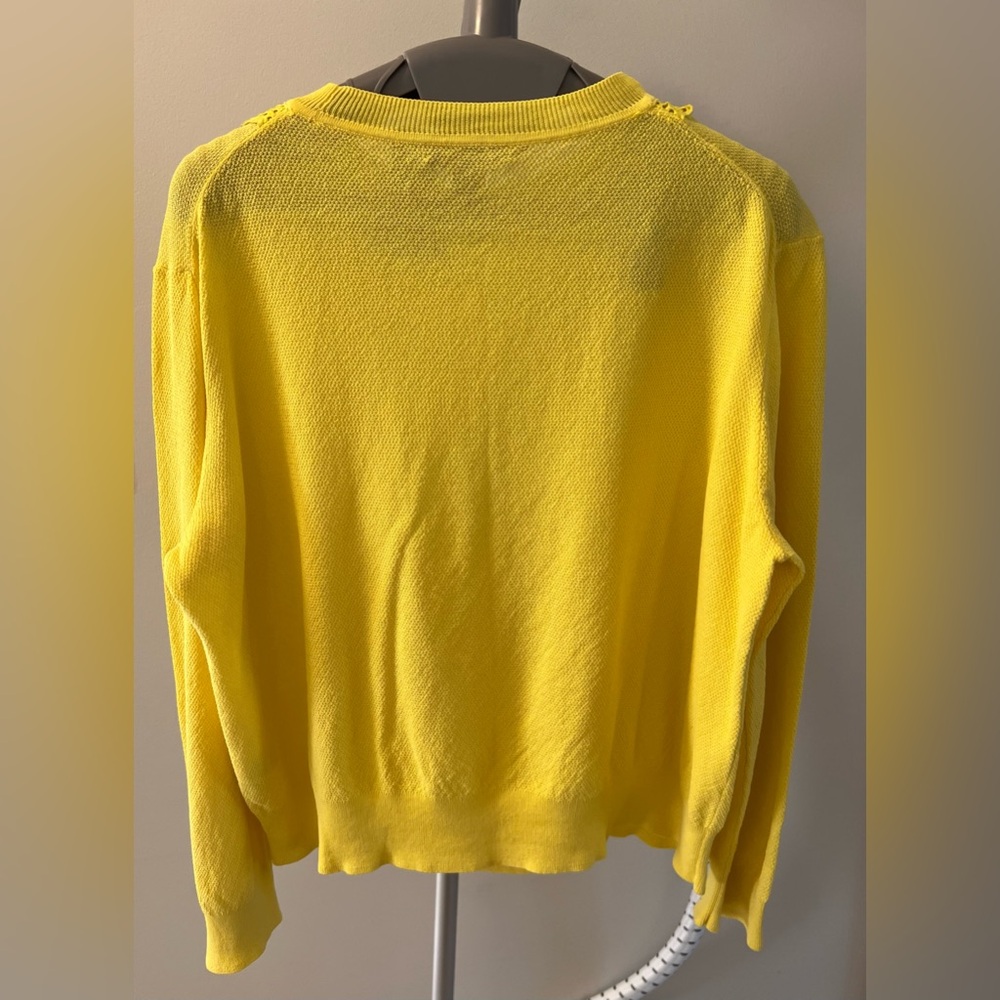 J.Crew Eyelet Ruffle Sweater - Picture 2 of 3